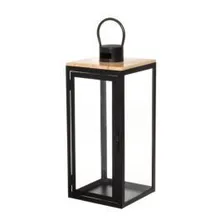 Latern Black Wood H39 must