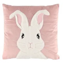Dekoratiivpadi Honey Bunny 45x45 roosa/valge