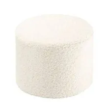 Wigiwama tumba Pouffe D25 teddy valge