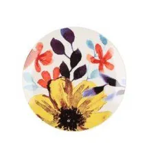 Taldrik Flora D20 kollane