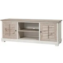 Tv-alus Aruba valge/excalibur tamm