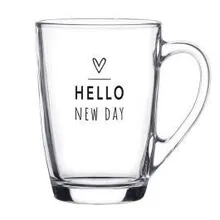 Tass Hello New Day 300ml