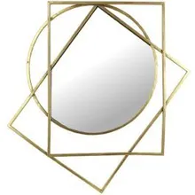 Peegel Geometrical 63x73 kuldne