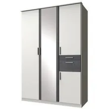 Riidekapp Koblenz valge/digiteras