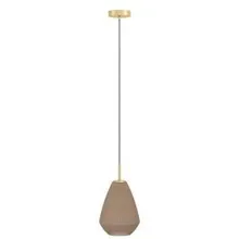 Ripplamp Eglo Caprarola messing/beež