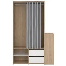 Mobiilne riidekapp Kit hickory
