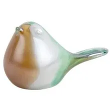 Dekoratiivne kuju Fat Bird roheline