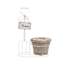 Sildiga pott Fork valge