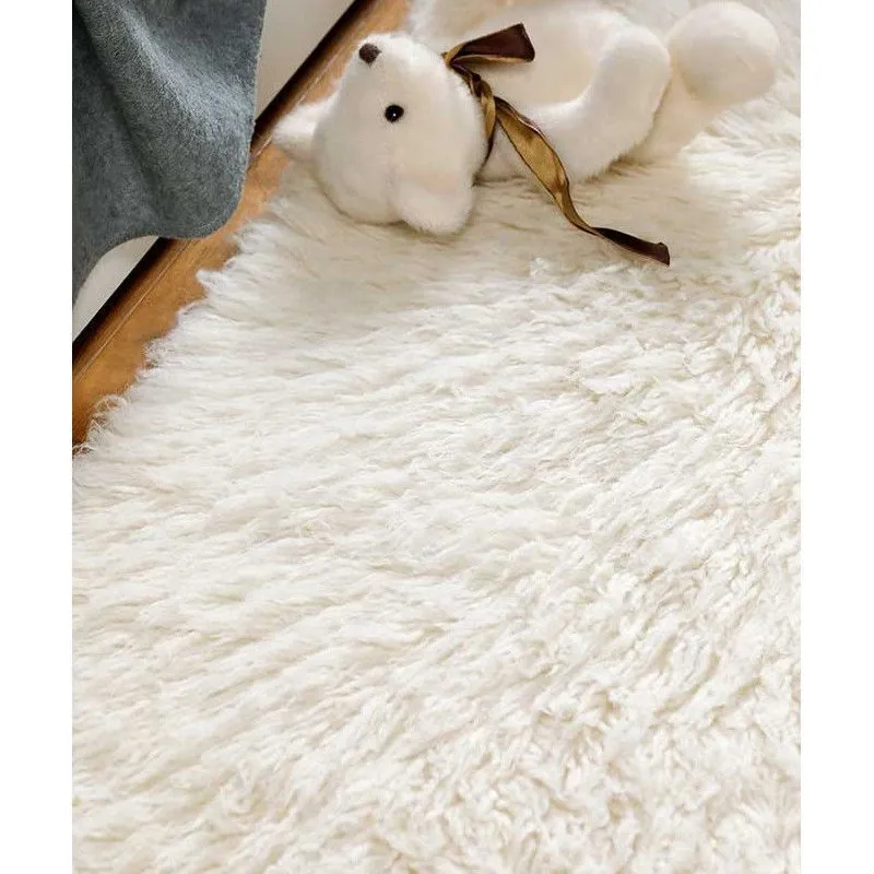 Villane vaip Flokati 60x120 valge
