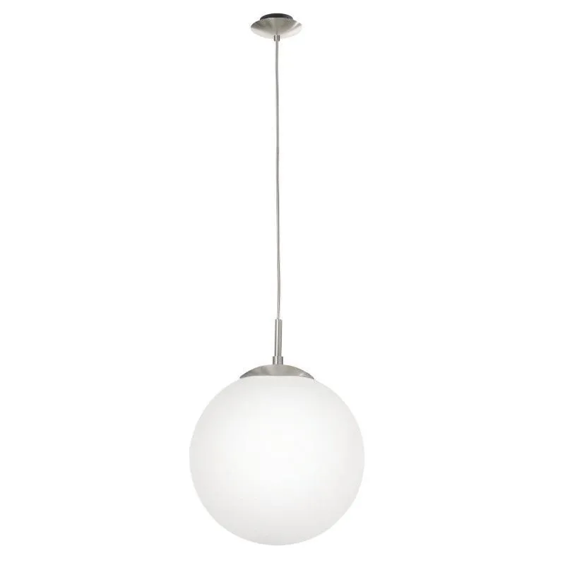 Ripplamp Eglo Rondo D30 valge/hõbe