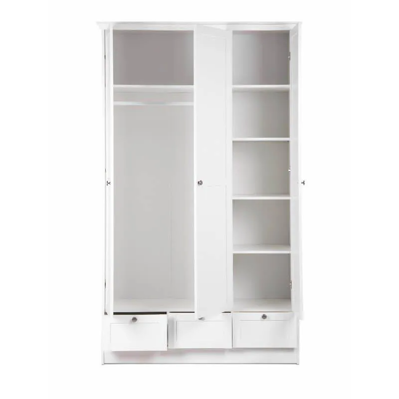 Riidekapp Landwood 3u3s valge
