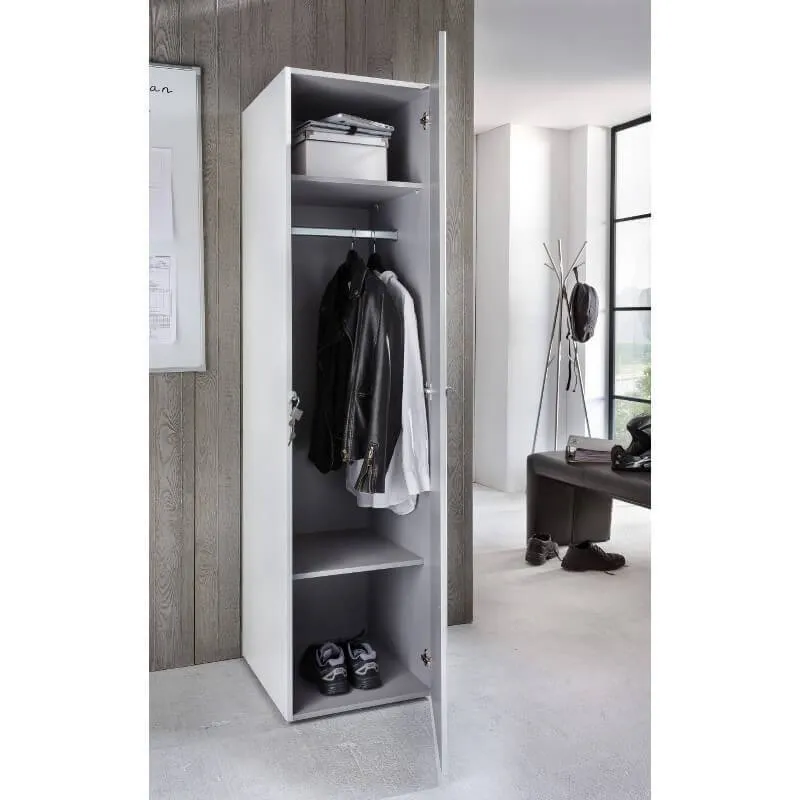 Lukustatav kapp Multiraum valge 45 cm