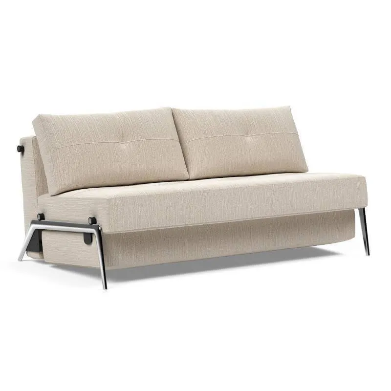 Innovation diivanvoodi Cubed 160 alumiinium/beež