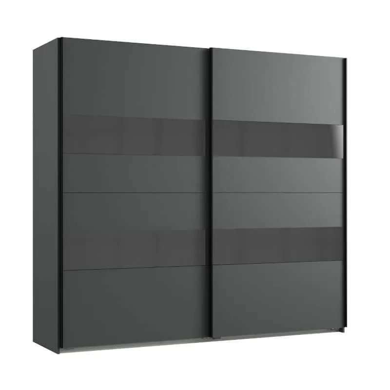Riidekapp Altona2 grafiit/tumehall 225 cm