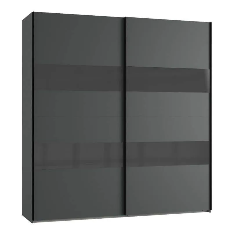 Riidekapp Altona2 grafiit/tumehall 225 cm