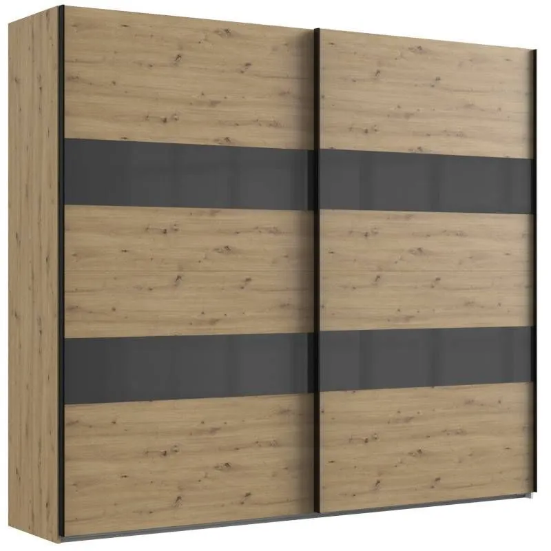 Riidekapp Altona2 artisan tamm/tumehall 270 cm