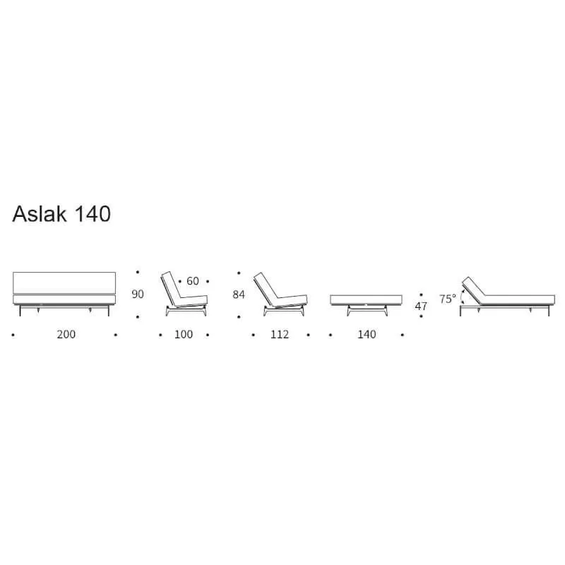Innovation diivanvoodi Aslak 140 pruun