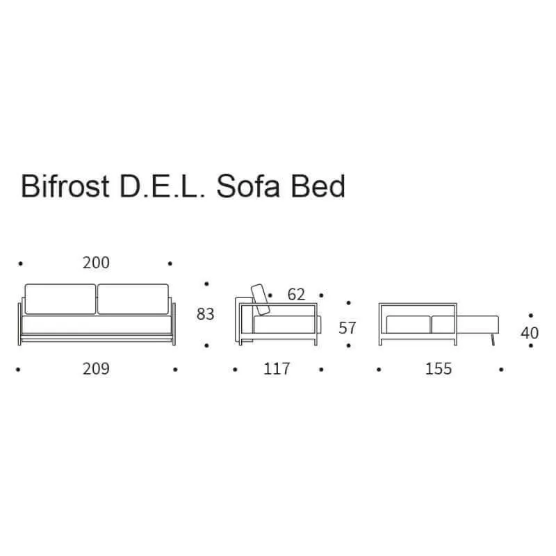 Innovation diivanvoodi D.E.L Bifrost pruun