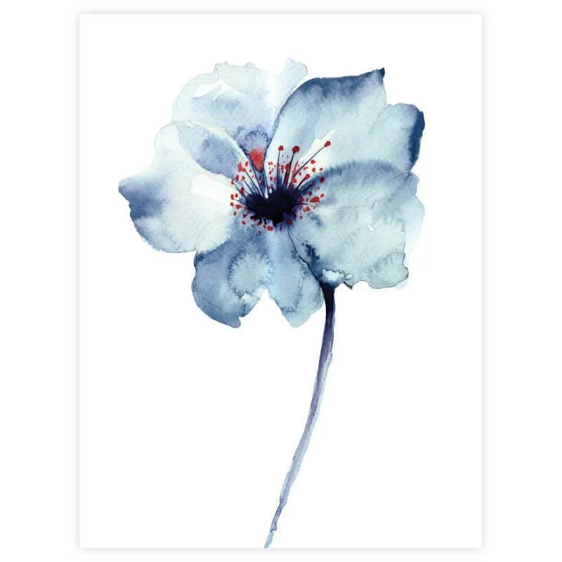 Poster Sinine lill 30x40 cm