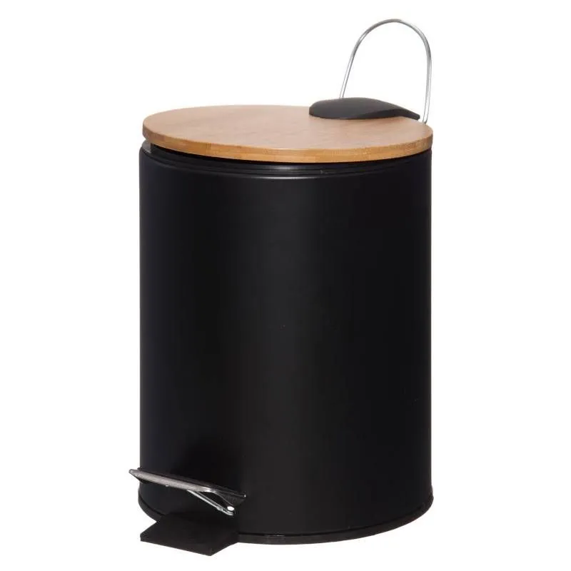 Kaanega prügikast must