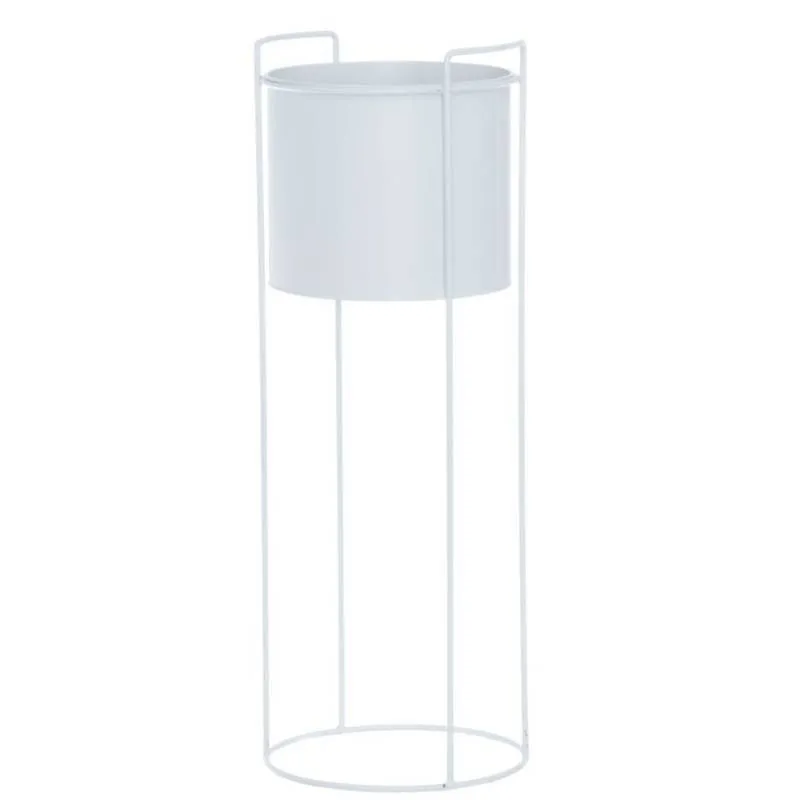 Lillepoti alus Round H50 cm valge