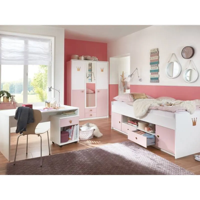 Kummut Cindy2 valge/roosa