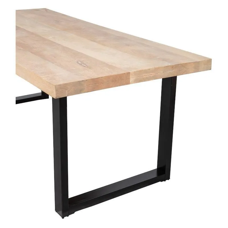 Söögilaud Tablo 90x180 mango/must