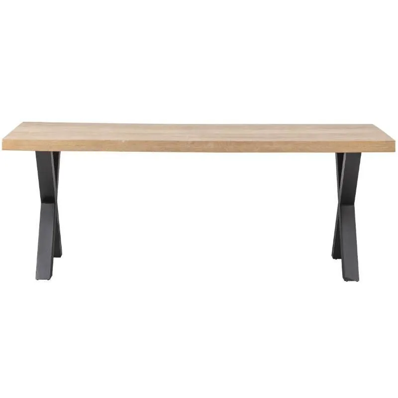 Söögilaud Tablo 90x180 mango/must