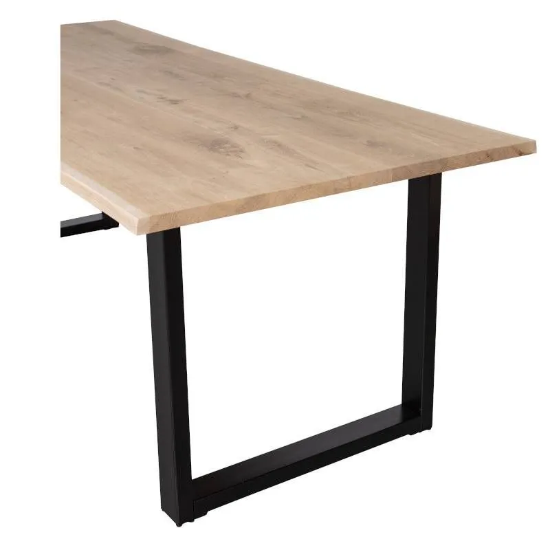 Söögilaud Tablo 90x160 tamm/must