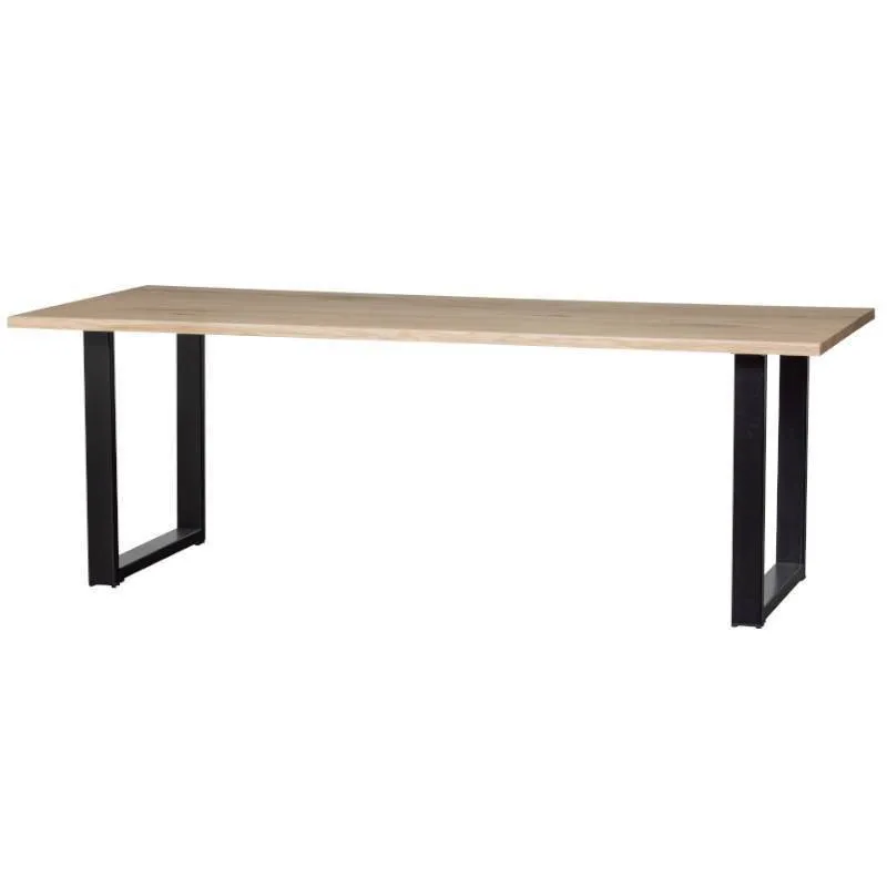 Söögilaud Tablo 90x160 tamm/must