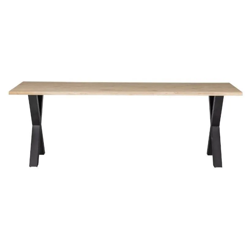 Söögilaud Tablo 90x160 tamm/must