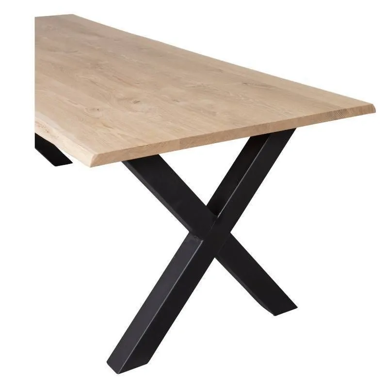 Söögilaud Tablo 90x160 tamm/must