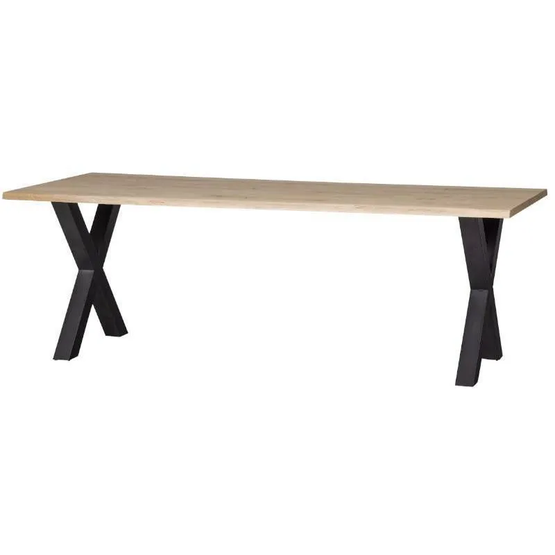 Söögilaud Tablo 90x160 tamm/must