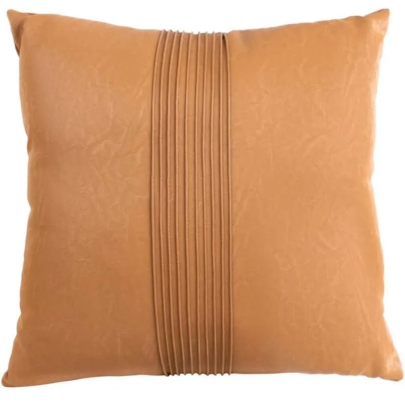 Dekoratiivpadi Leather Look 45x45 valge