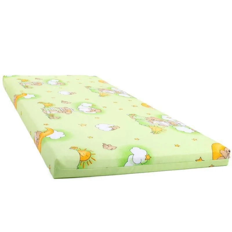 Võrevoodi madrats 60x120 rohelised karud