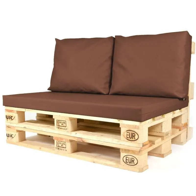 Euroaluse seljatoepadjad Original 50x60 pruun 2tk