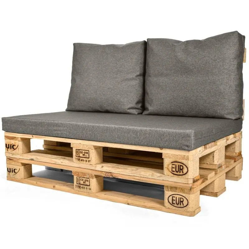 Euroaluse seljatoepadjad Style 50x60 grafiithall 2tk