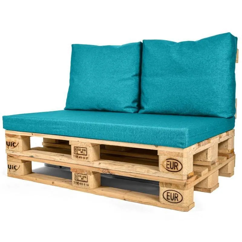 Euroaluse seljatoepadjad Style 50x60 türkiissinine 2tk