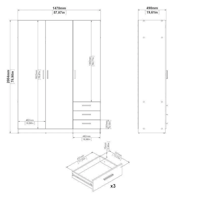 Riidekapp Sprint hickory