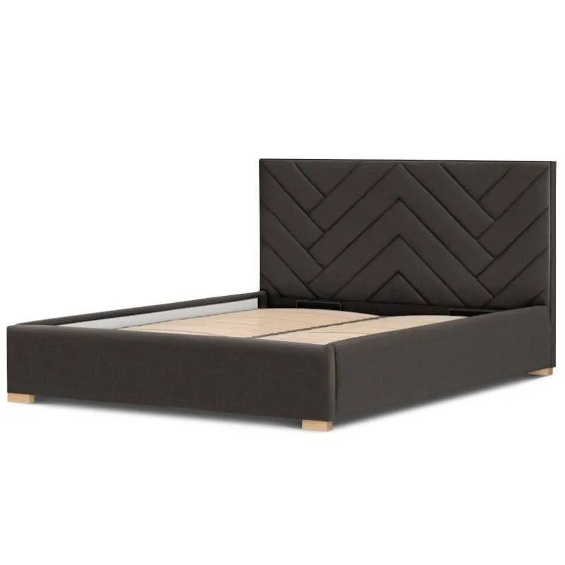 Pesukastiga voodi Babine 120x200 Monolith 20