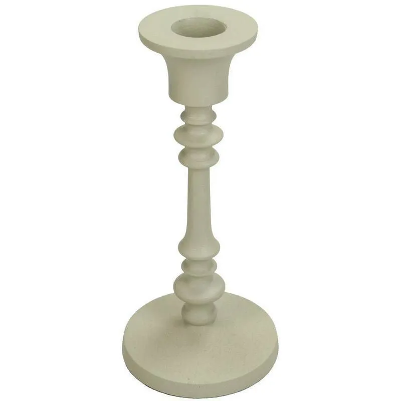 Antiik küünlahoidja valge h18cm