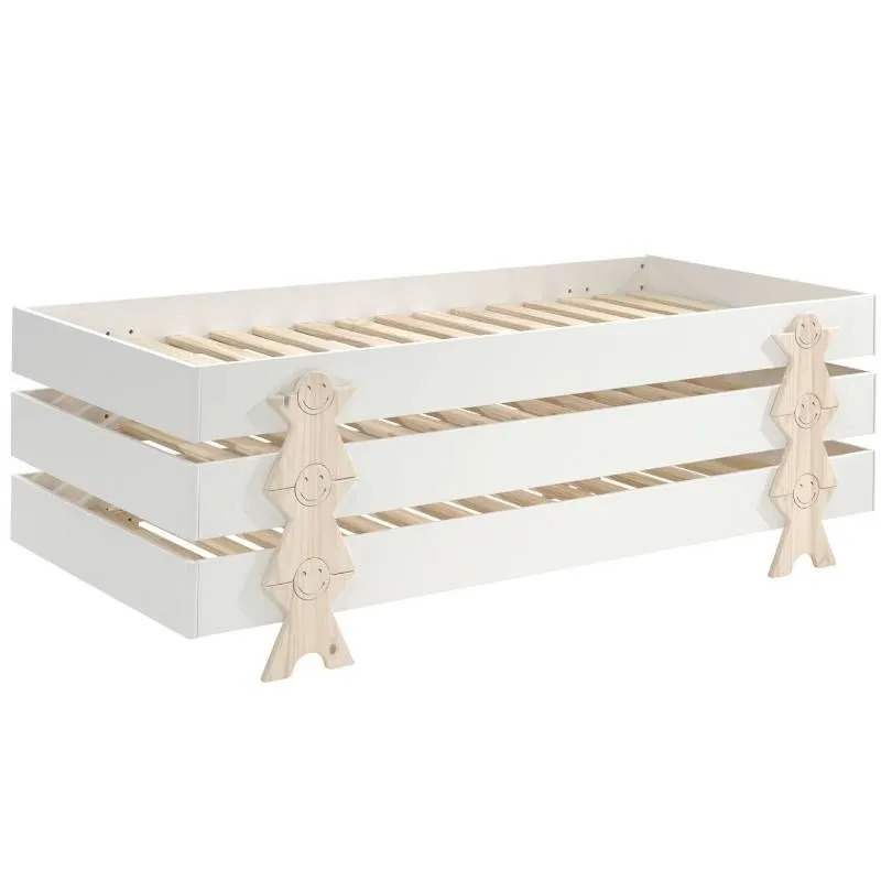 Moodulvoodi Modulo 90x200 valge smiley