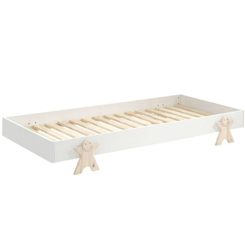 Moodulvoodi Modulo 90x200 valge smiley