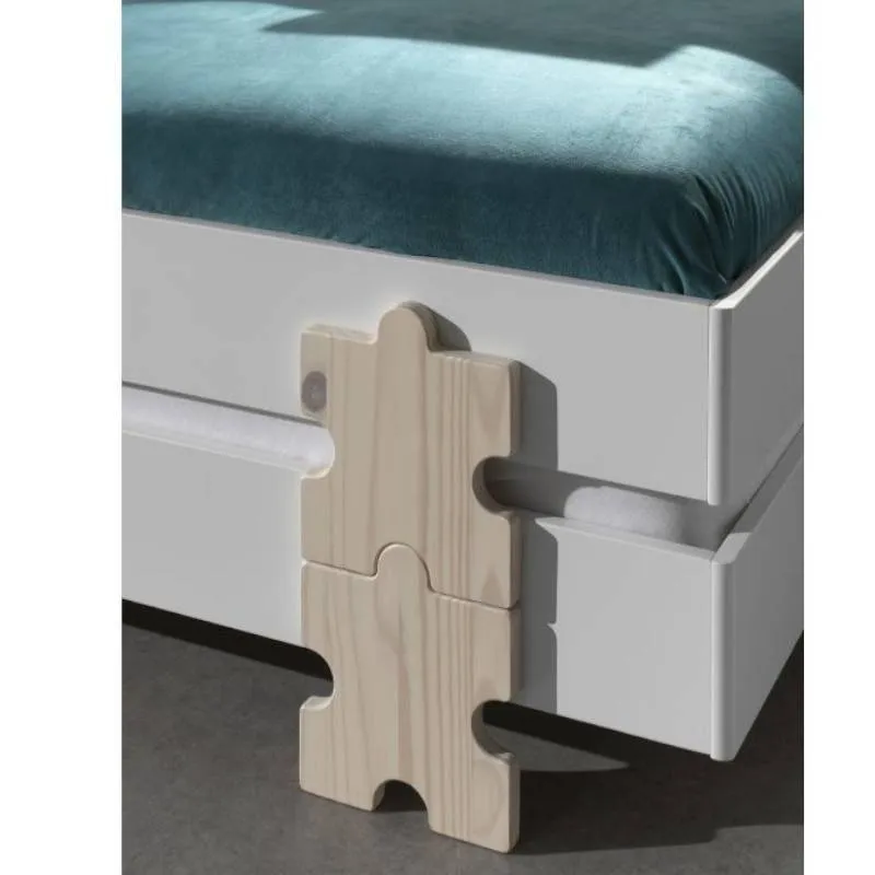 Vipack Moodulvoodi Modulo 90x200 valge puzzle