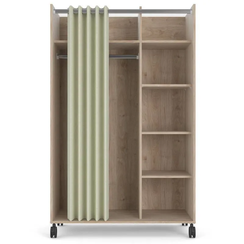 Mobiilne riidekapp Kit hickory