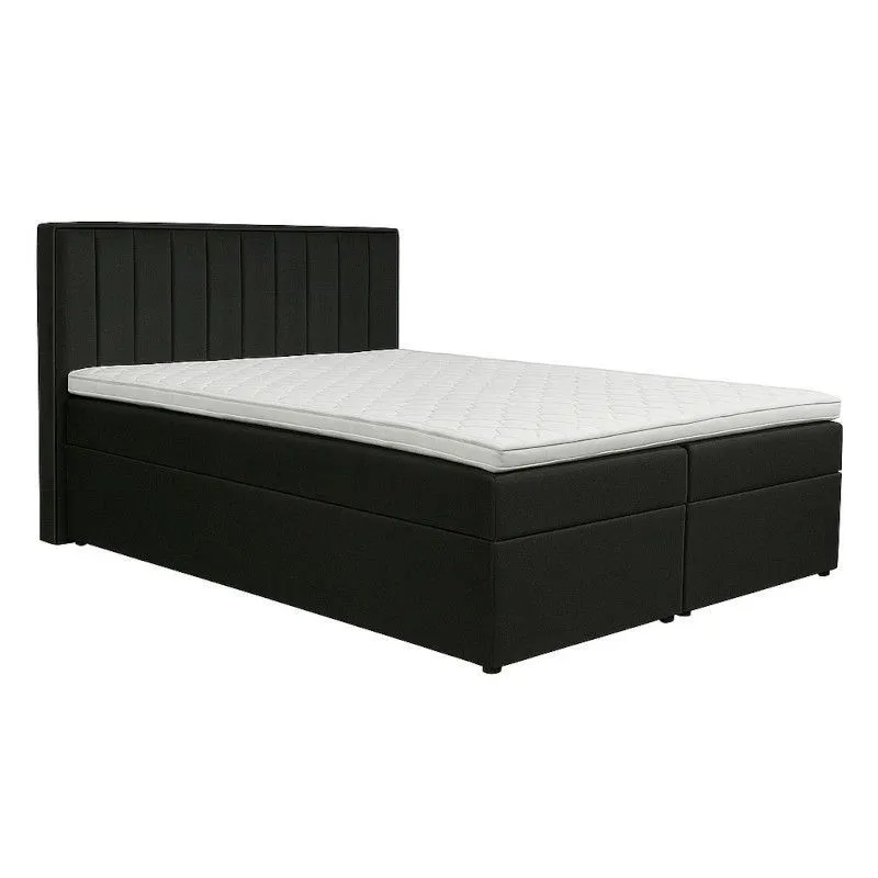 Pesukastiga kontinentaalvoodi Ritz 140x200 antratsiit