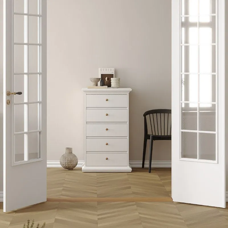 Kummut Paris 5s valge