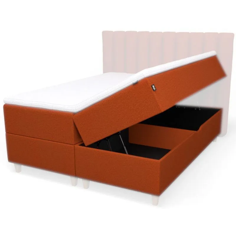 Slept panipaigaga voodi Focus 160x200 oranž jäik