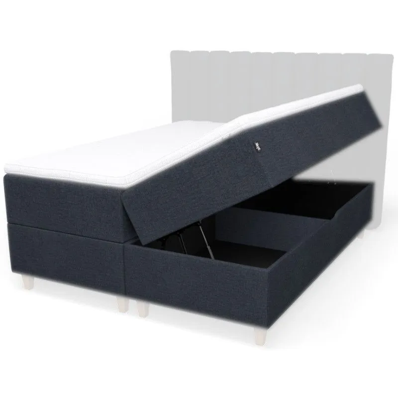 Slept panipaigaga voodi Focus 180x200 tumehall pehme