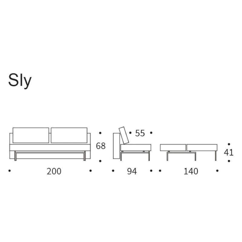 Innovation diivanvoodi Sly wood helebeež